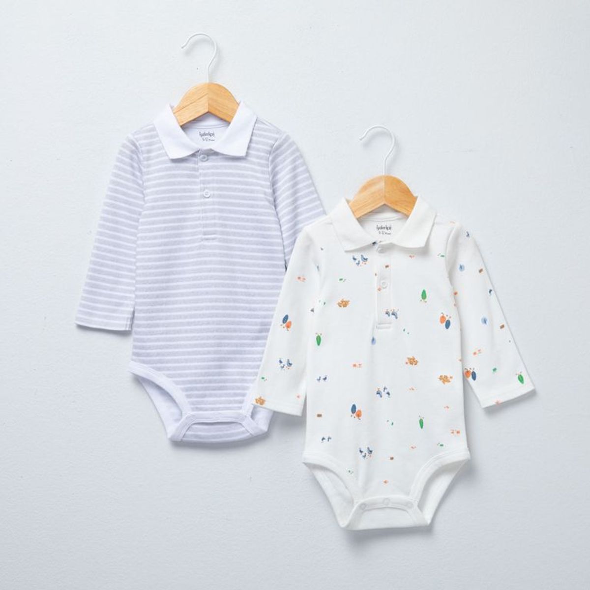 YAMP - Bodie para Bebé niño Pack de 2 unidades de Algodón Yamp