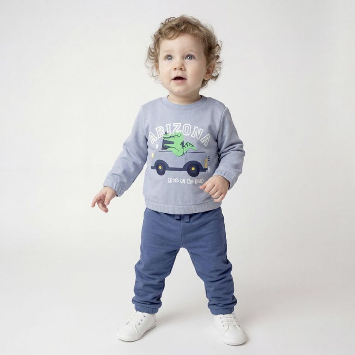 YAMP - Conjunto Saco + Pantalón de sudadera para Bebé niño en Algodón Yamp