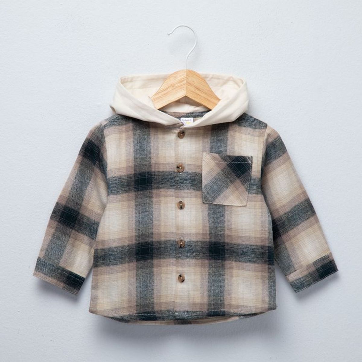 YAMP - Camisa para Bebé niño con Cuadros de Algodón Yamp