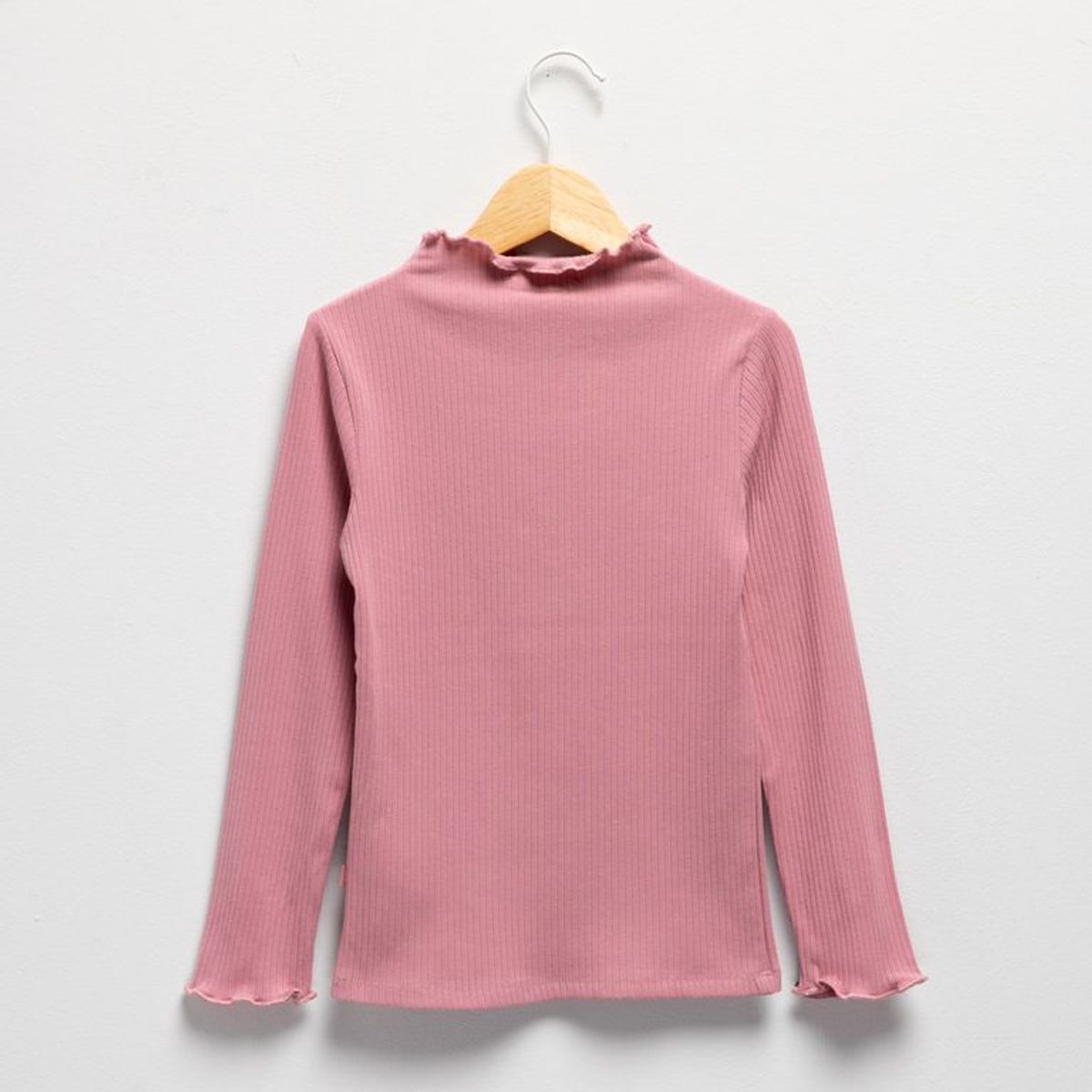 YAMP - Camiseta para Niña con Flores Manga larga de Algodón Coniglio