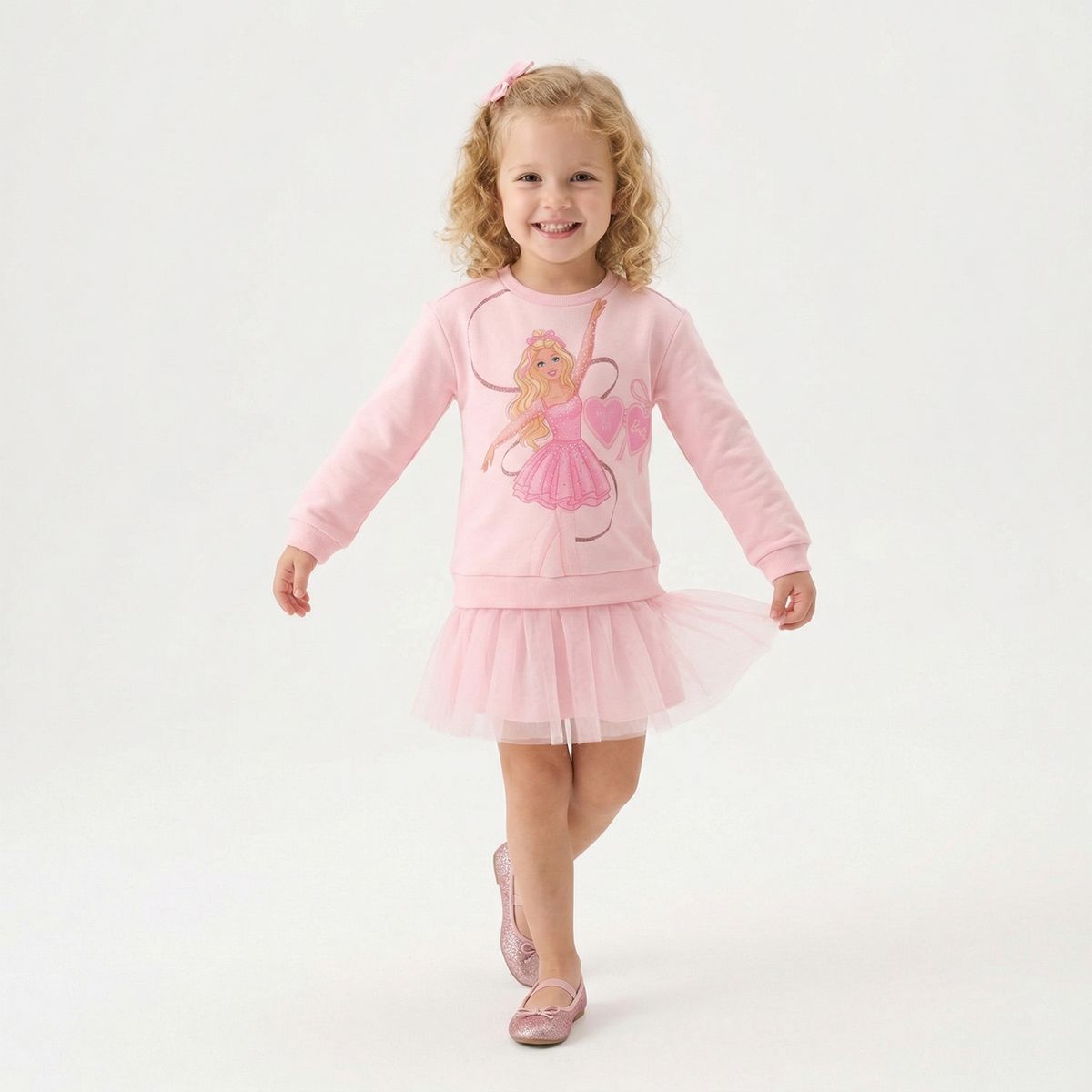 BARBIE - Saco para Niña con Estampado de Algodón Barbie