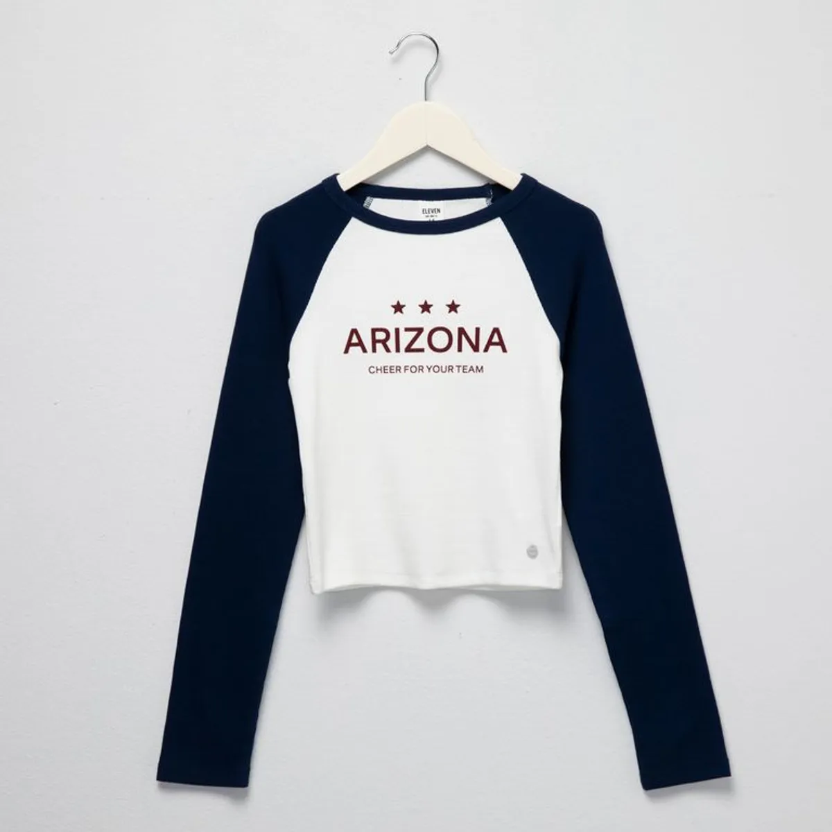 ELV - Camiseta manga larga para Niña con Estampado de Algodón Elv