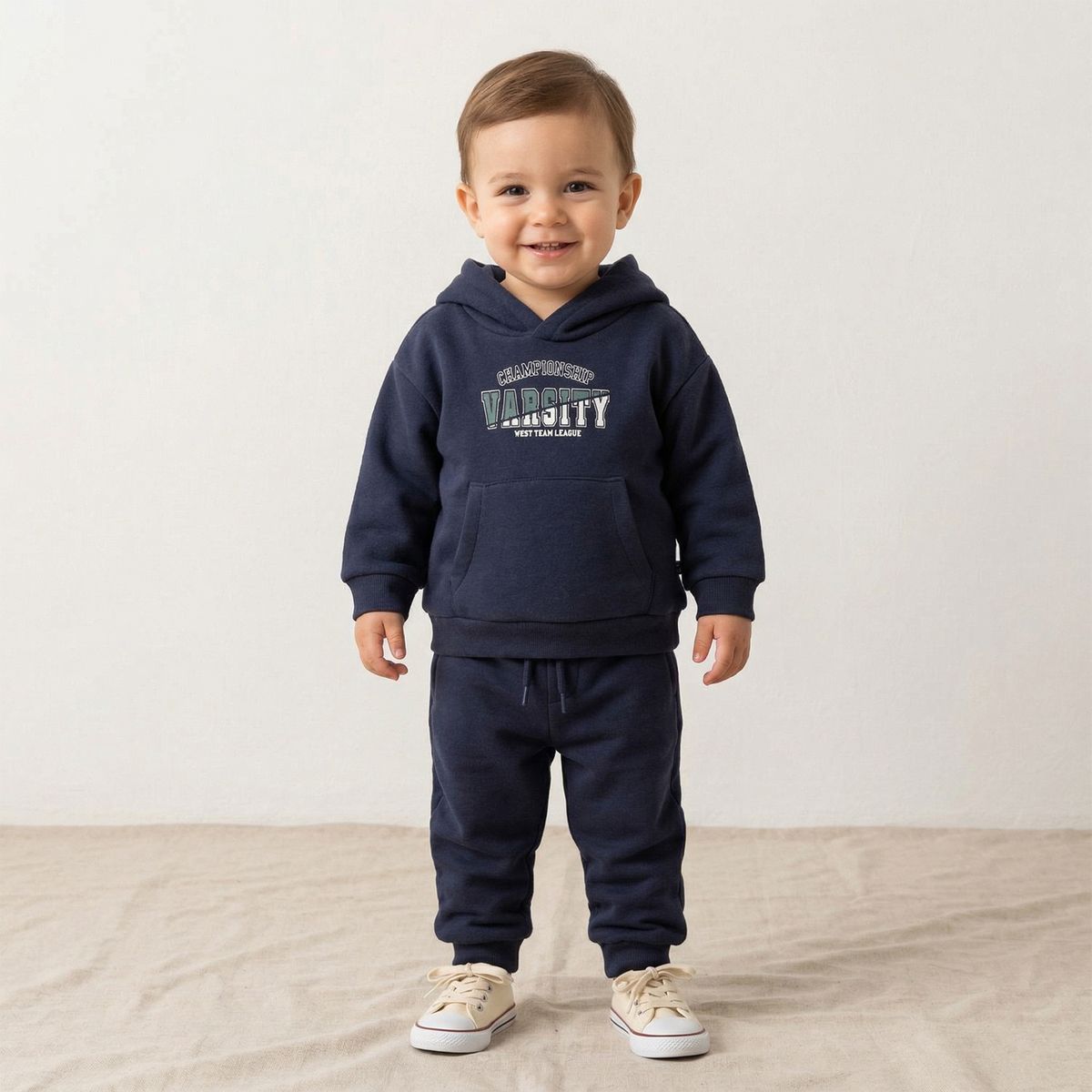 YAMP - Conjunto Hoodie + Jogger para Bebé niño en Algodón Yamp