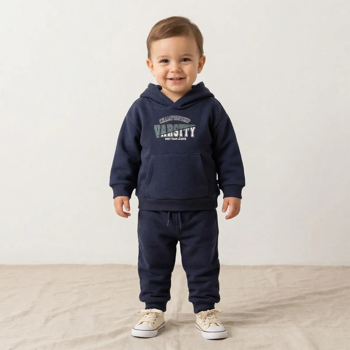 YAMP - Conjunto Hoodie + Jogger para Bebé niño en Algodón Yamp