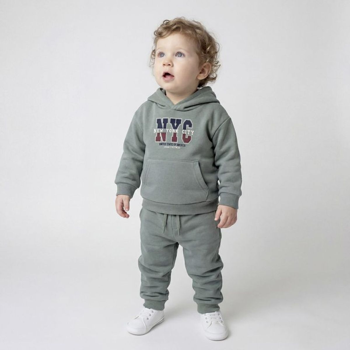 YAMP - Conjunto Hoodie + Jogger para Bebé niño en Algodón Yamp