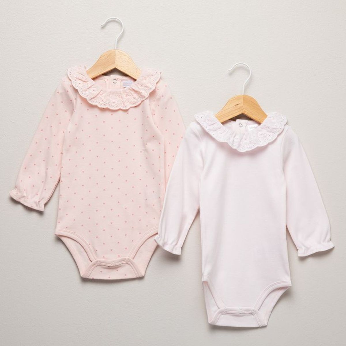 YAMP - Bodie para Bebé niña Pack de 2 unidades de Algodón Yamp