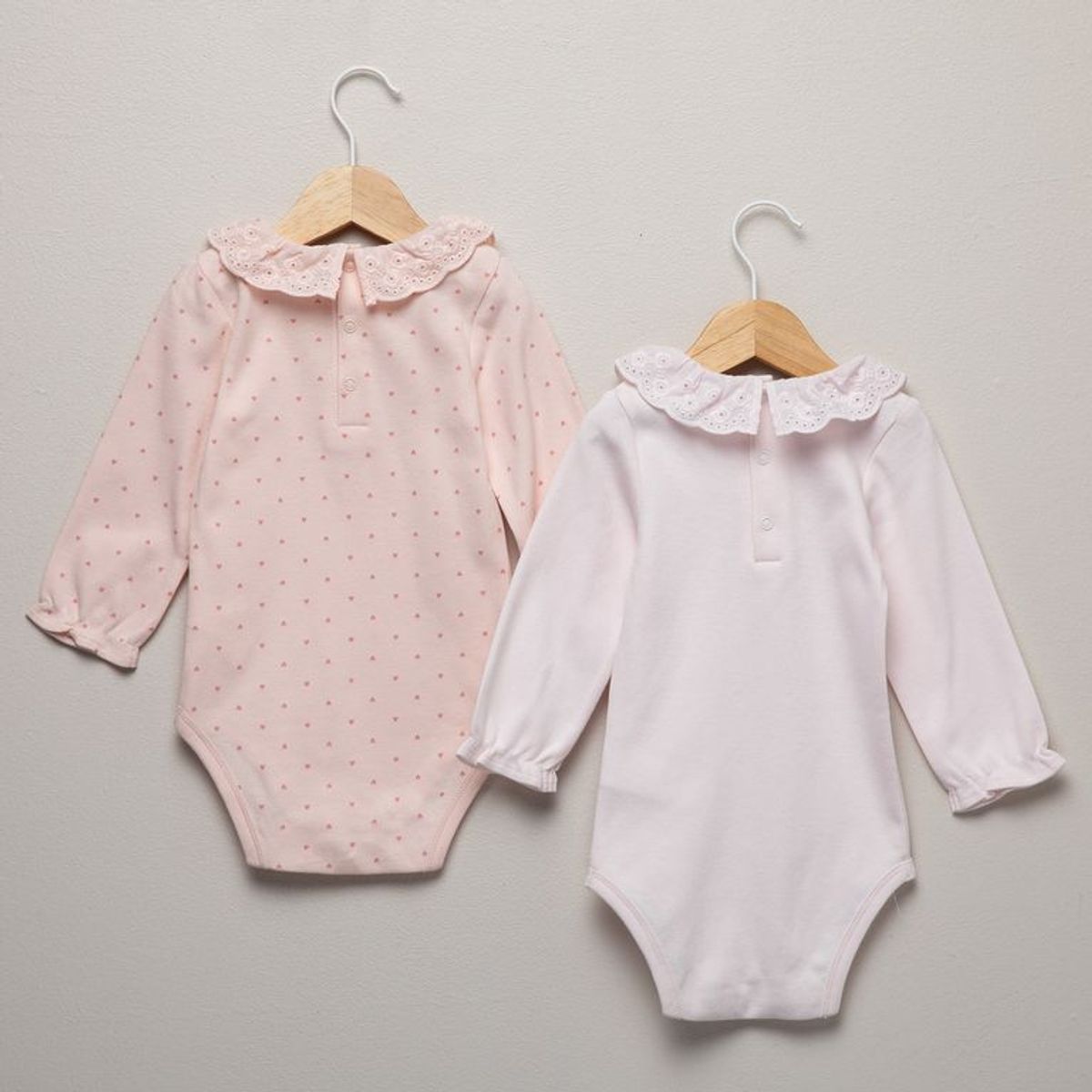 YAMP - Bodie para Bebé niña Pack de 2 unidades de Algodón Yamp