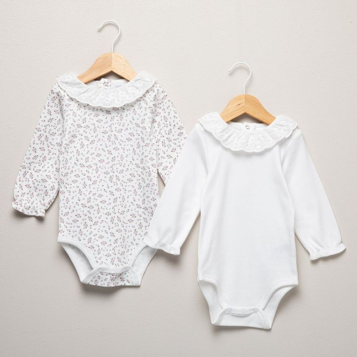 YAMP - Bodie para Bebé niña Pack de 2 unidades de Algodón Yamp
