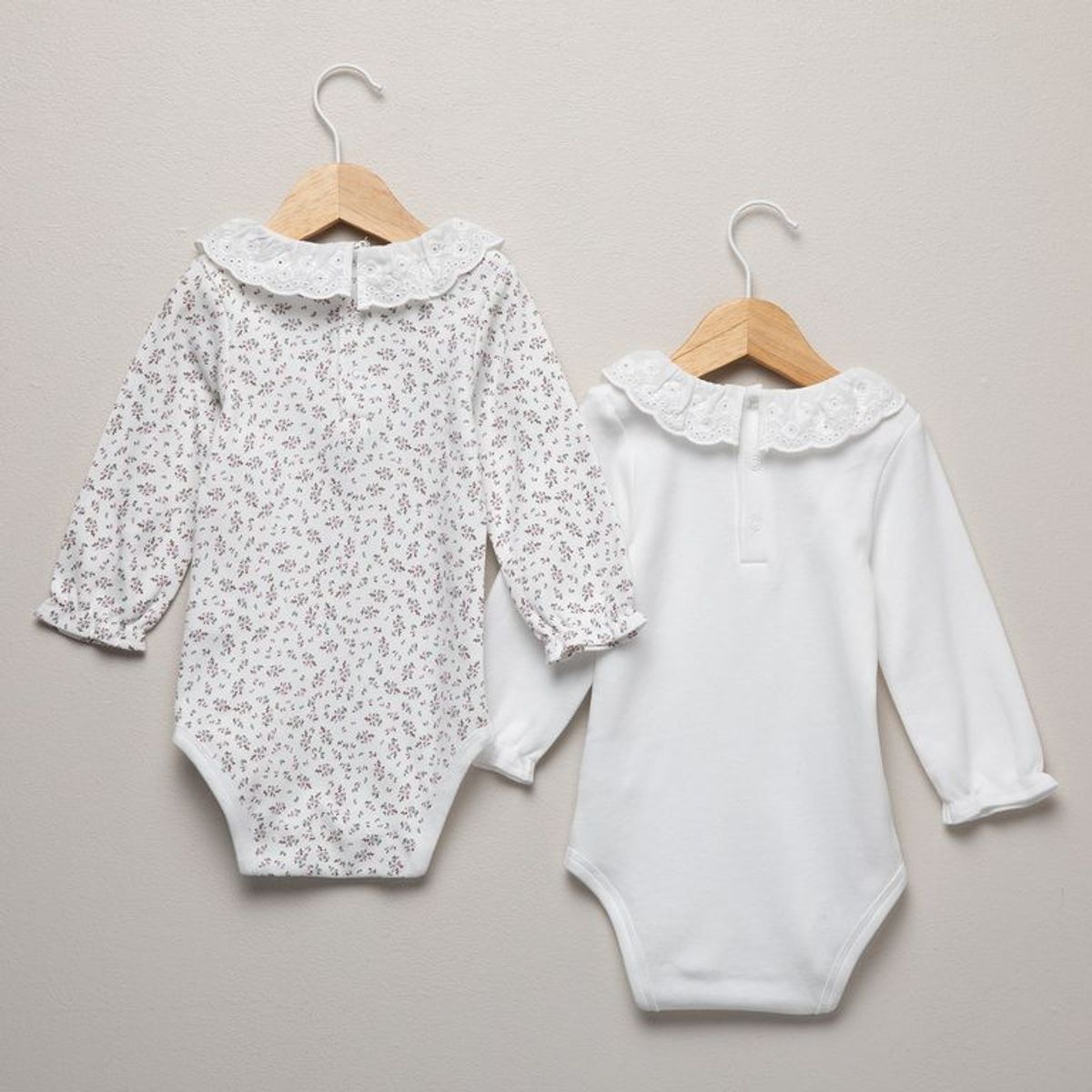 YAMP - Bodie para Bebé niña Pack de 2 unidades de Algodón Yamp