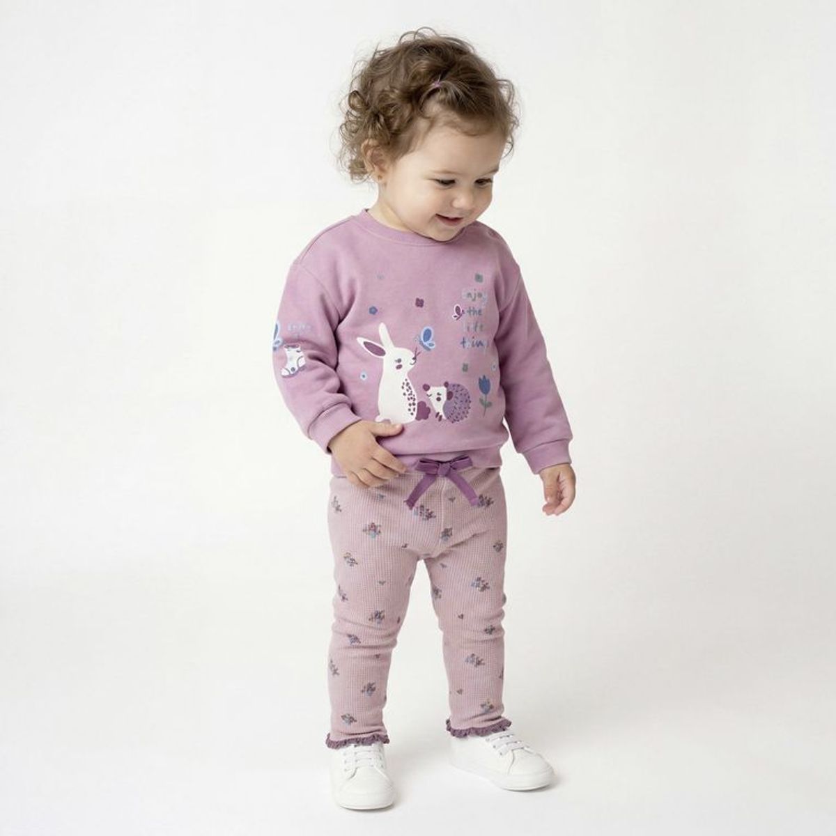 YAMP - Conjunto Saco + Pantalón para Bebé niña en Algodón Yamp