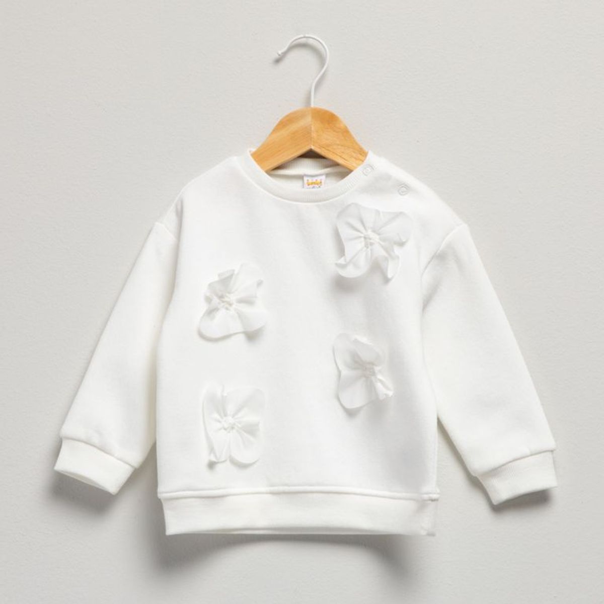YAMP - Saco para Bebé niña Con aplique de Algodón Yamp