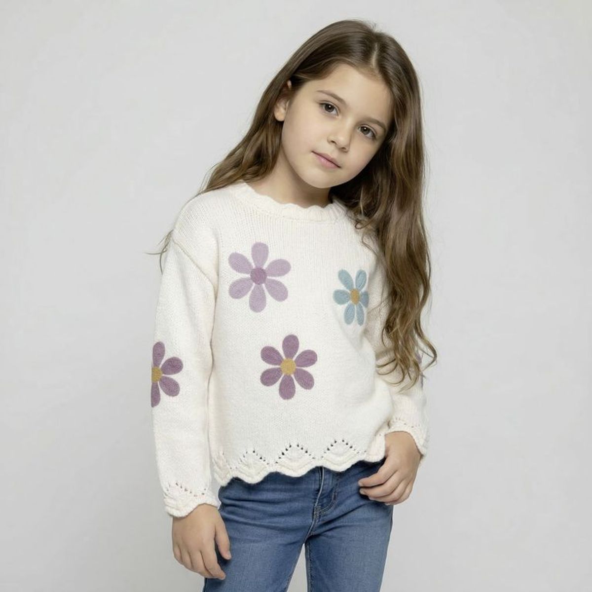 YAMP - Saco para Niña con Flores Yamp