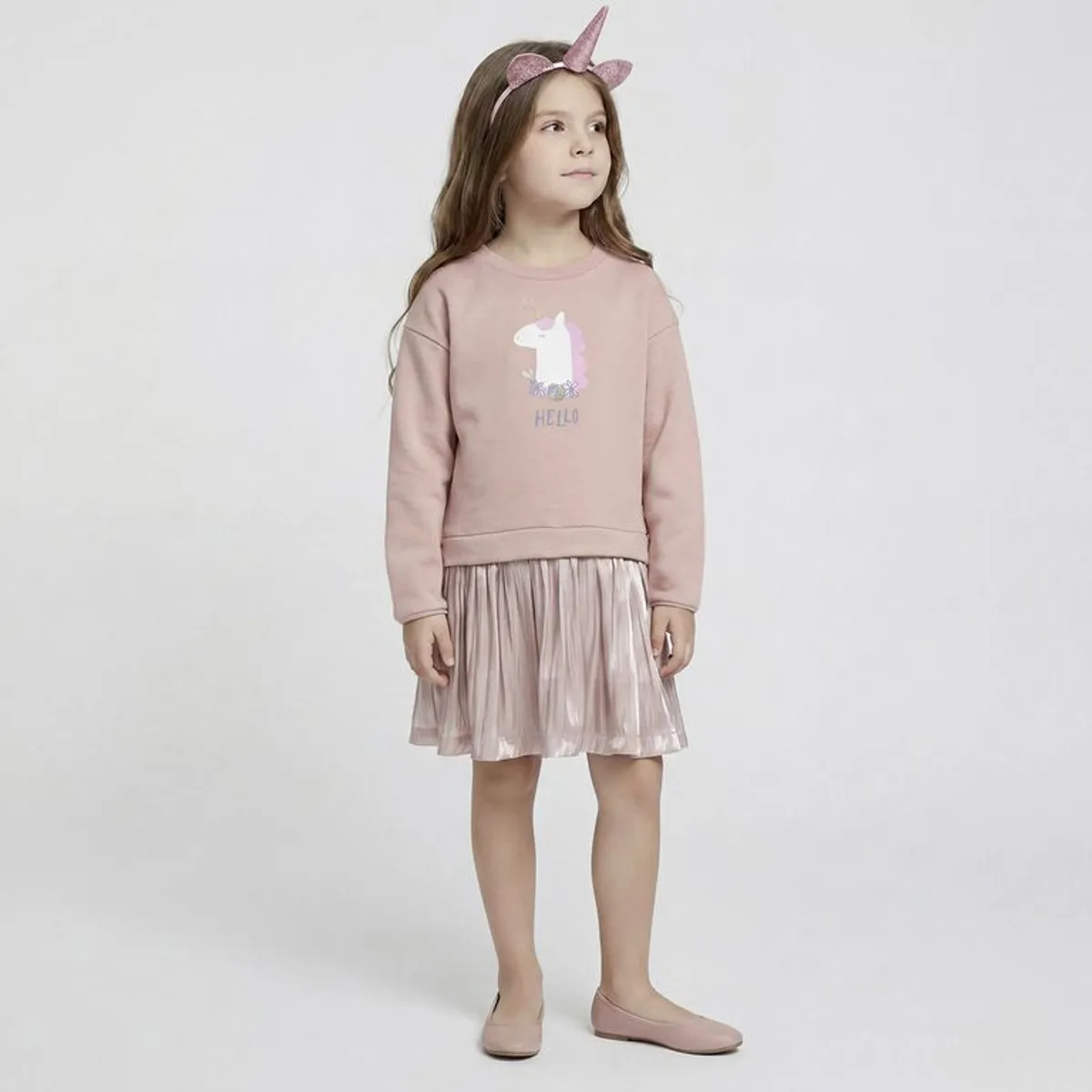 YAMP - Vestido para Niña en Algodón Yamp