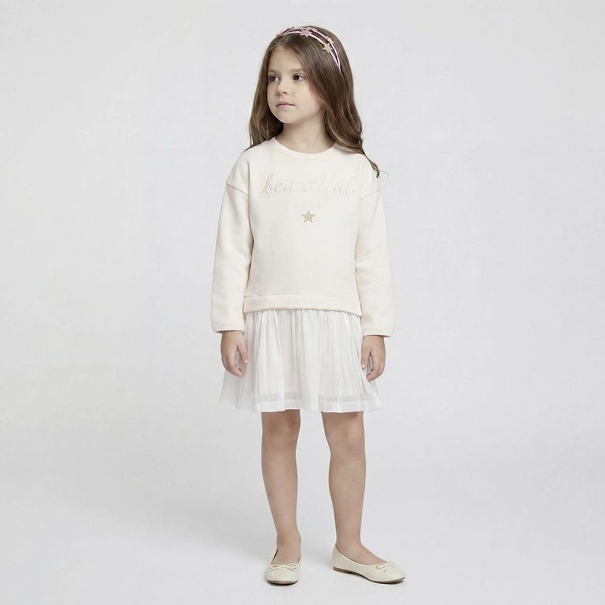 YAMP - Vestido para Niña en Algodón Yamp