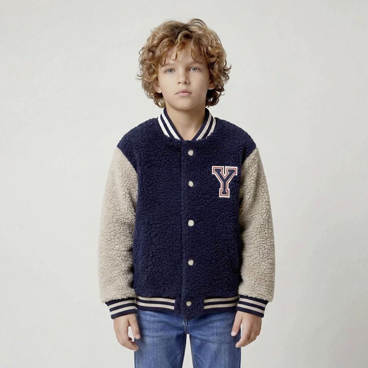 YAMP - Chaqueta para Niño Efecto pelo Yamp