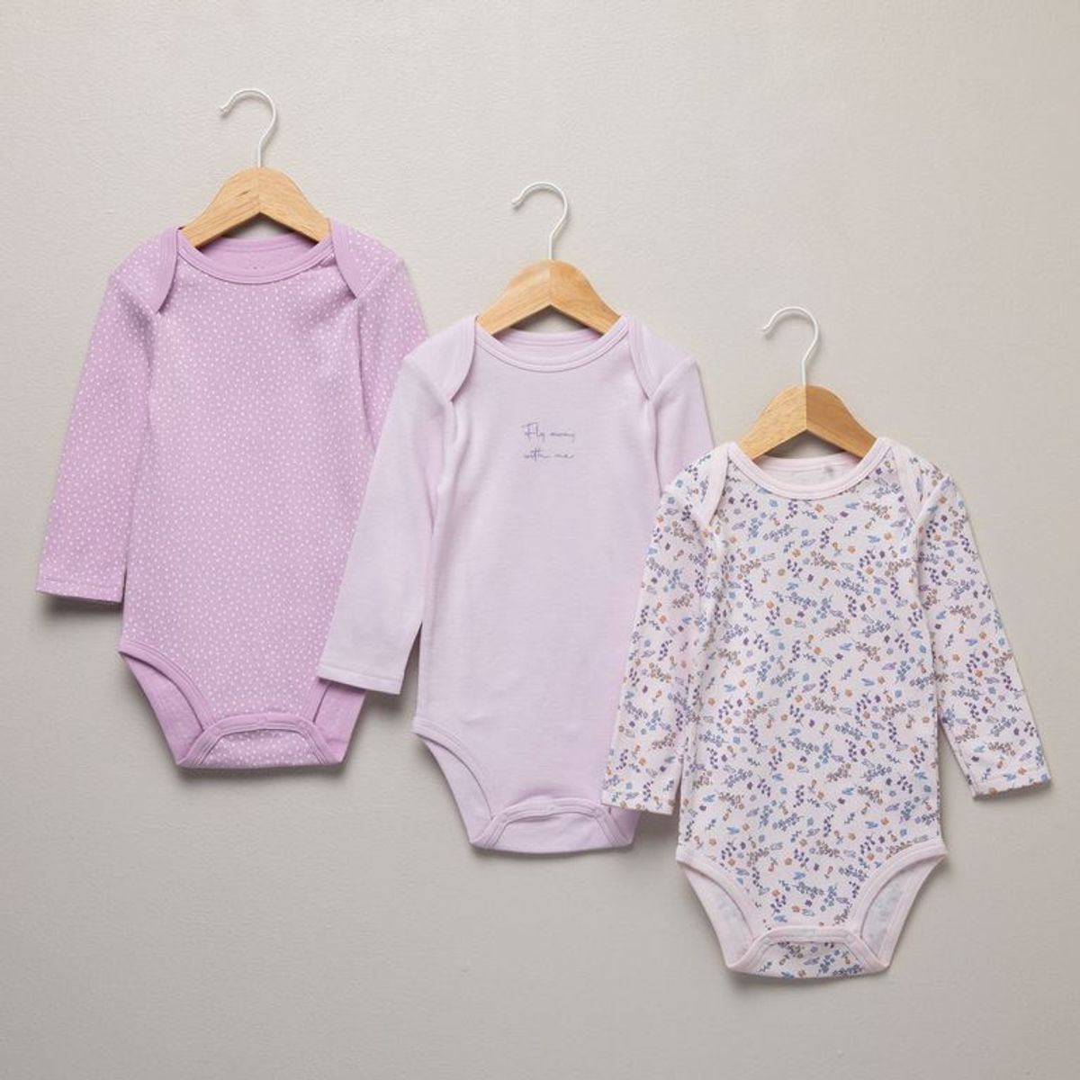 YAMP - Bodie para Bebé niña Pack de 3 unidades de Algodón Yamp
