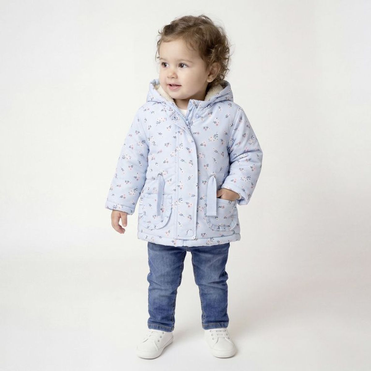 YAMP - Chaqueta para Bebé niña Acolchada Yamp