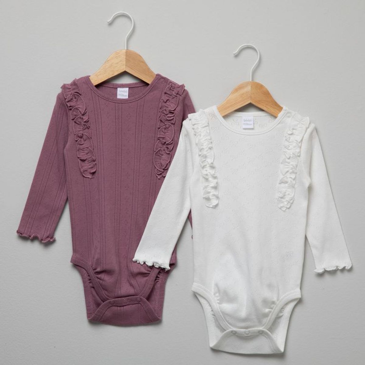 YAMP - Bodie para Bebé niña Pack de 2 de Algodón Yamp