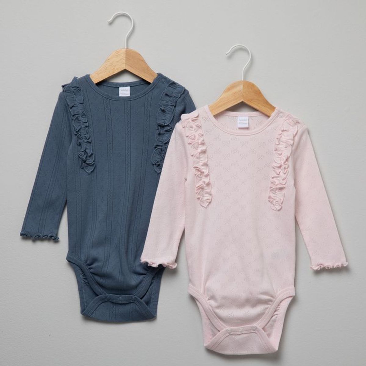 YAMP - Bodie para Bebé niña Pack de 2 de Algodón Yamp