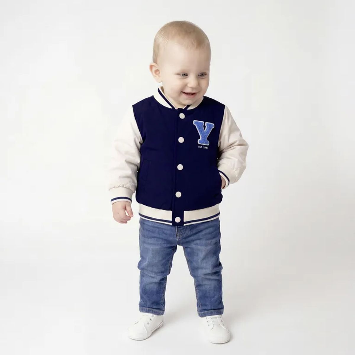 YAMP - Chaqueta para Bebé niño con Logo Yamp