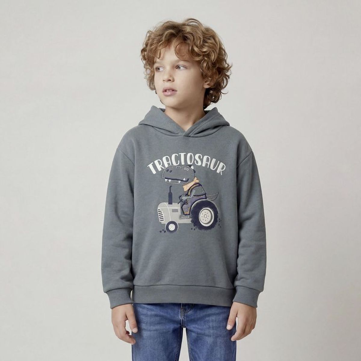 YAMP - Saco Con capucha para Niño con Estampado de Algodón Yamp