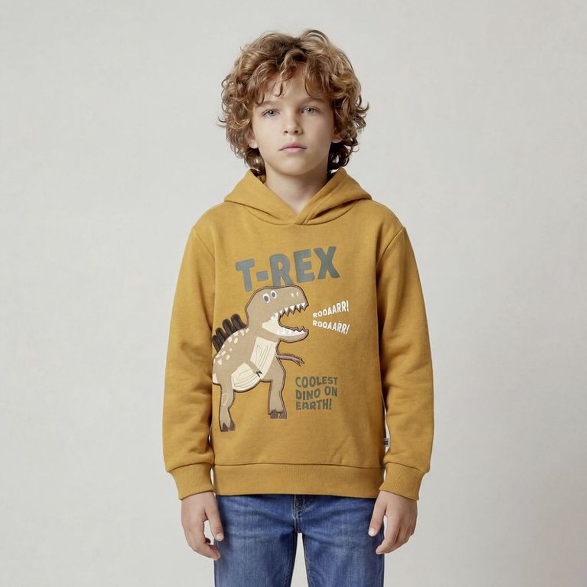 YAMP - Saco Con capucha para Niño con Estampado de Algodón Yamp