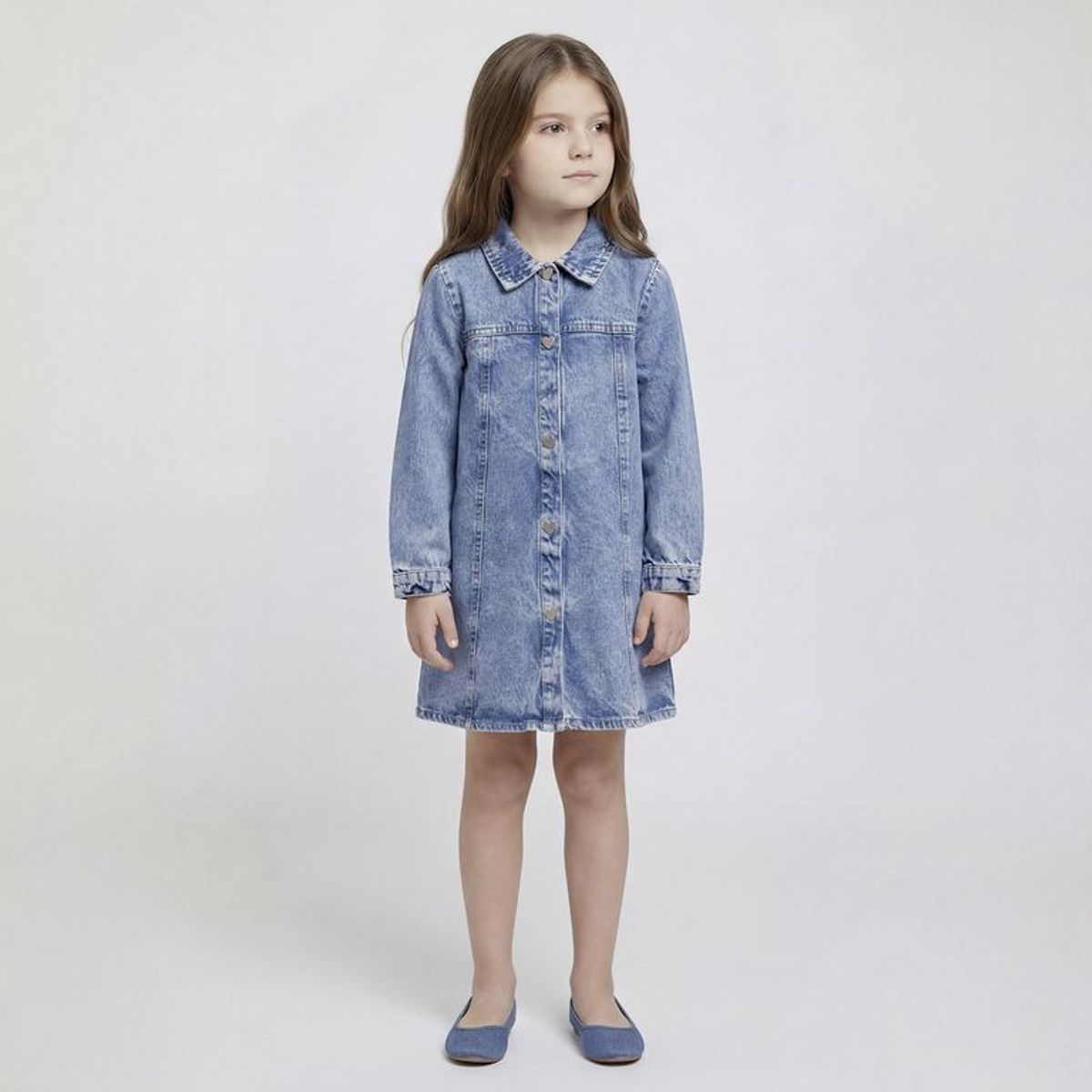 YAMP - Vestido para Niña en Algodón Yamp