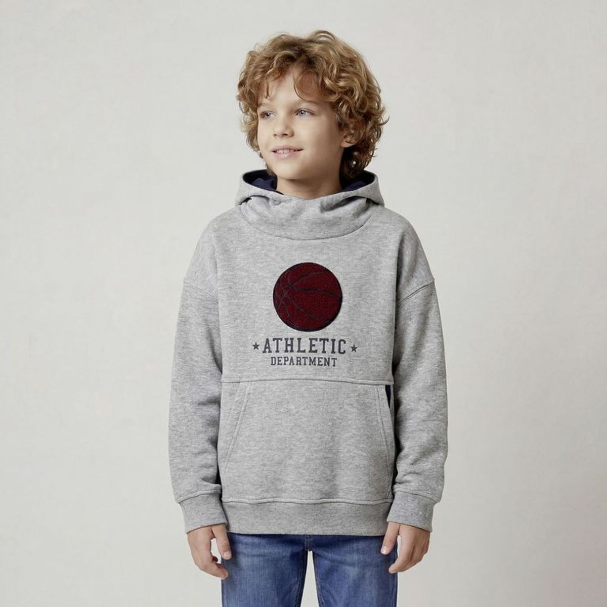 YAMP - Saco Con capucha para Niño con Estampado de Algodón Yamp