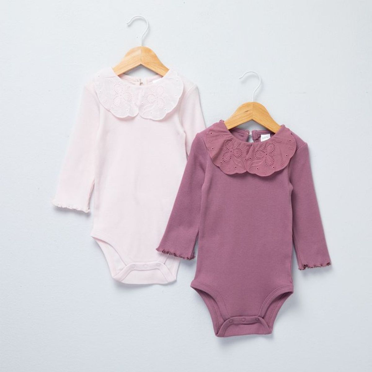 YAMP - Bodie para Bebé niña Pack de 2 unidades de Algodón Yamp