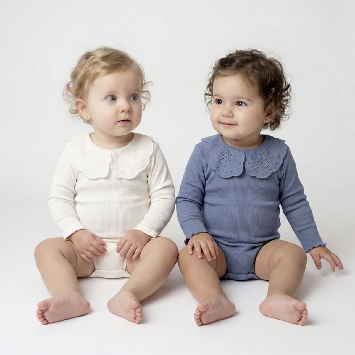 YAMP - Bodie para Bebé niña Pack de 2 unidades de Algodón Yamp
