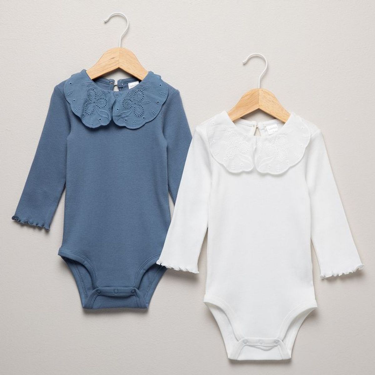 YAMP - Bodie para Bebé niña Pack de 2 unidades de Algodón Yamp