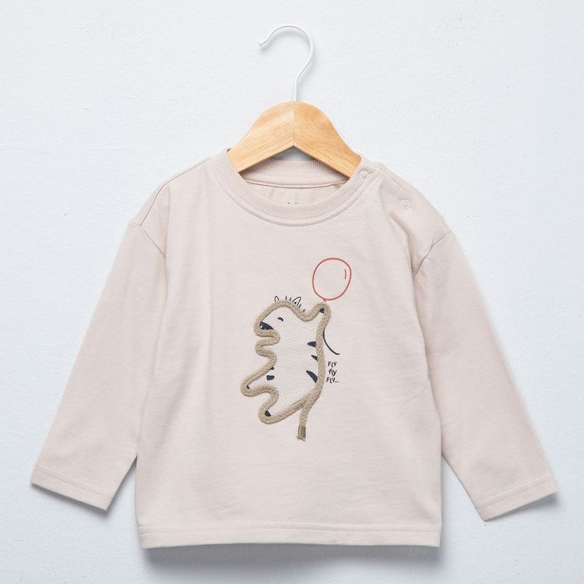 YAMP - Camiseta manga larga para Bebé niño con Estampado de Algodón Yamp