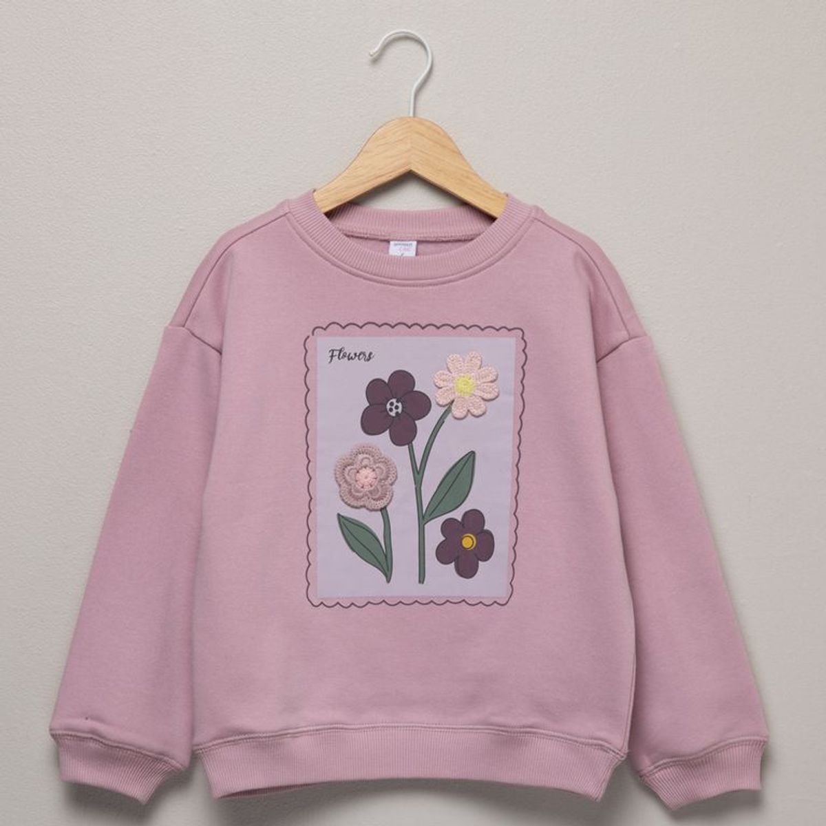 YAMP - Saco para Niña con Flores de Algodón Yamp