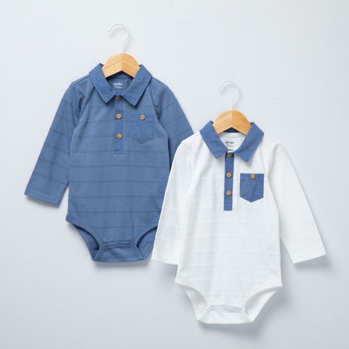 YAMP - Bodie para Bebé niño Pack de 2 unidades de Algodón Yamp