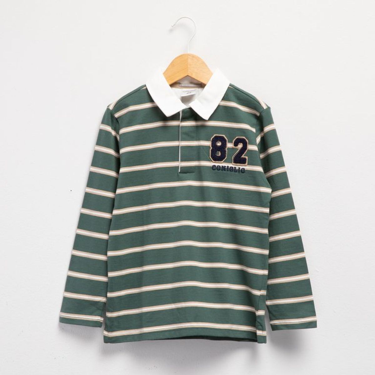 CONIGLIO - Camiseta polo para Niño con Logo Manga larga de Algodón Coniglio