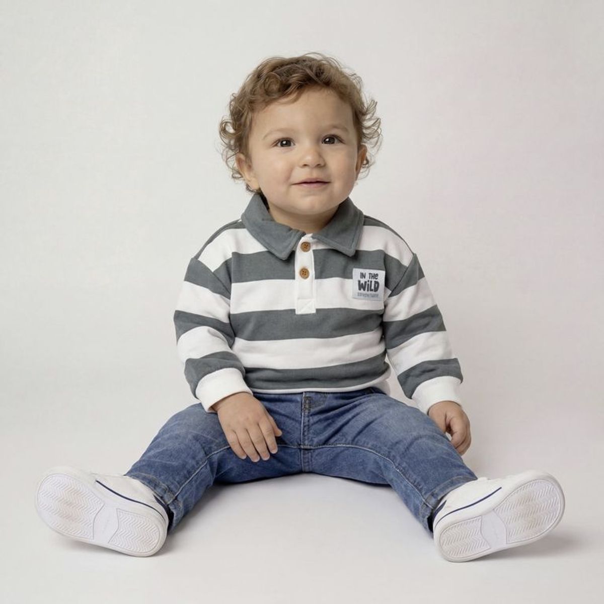 YAMP - Saco para Bebé niño con Rayas de Algodón Yamp