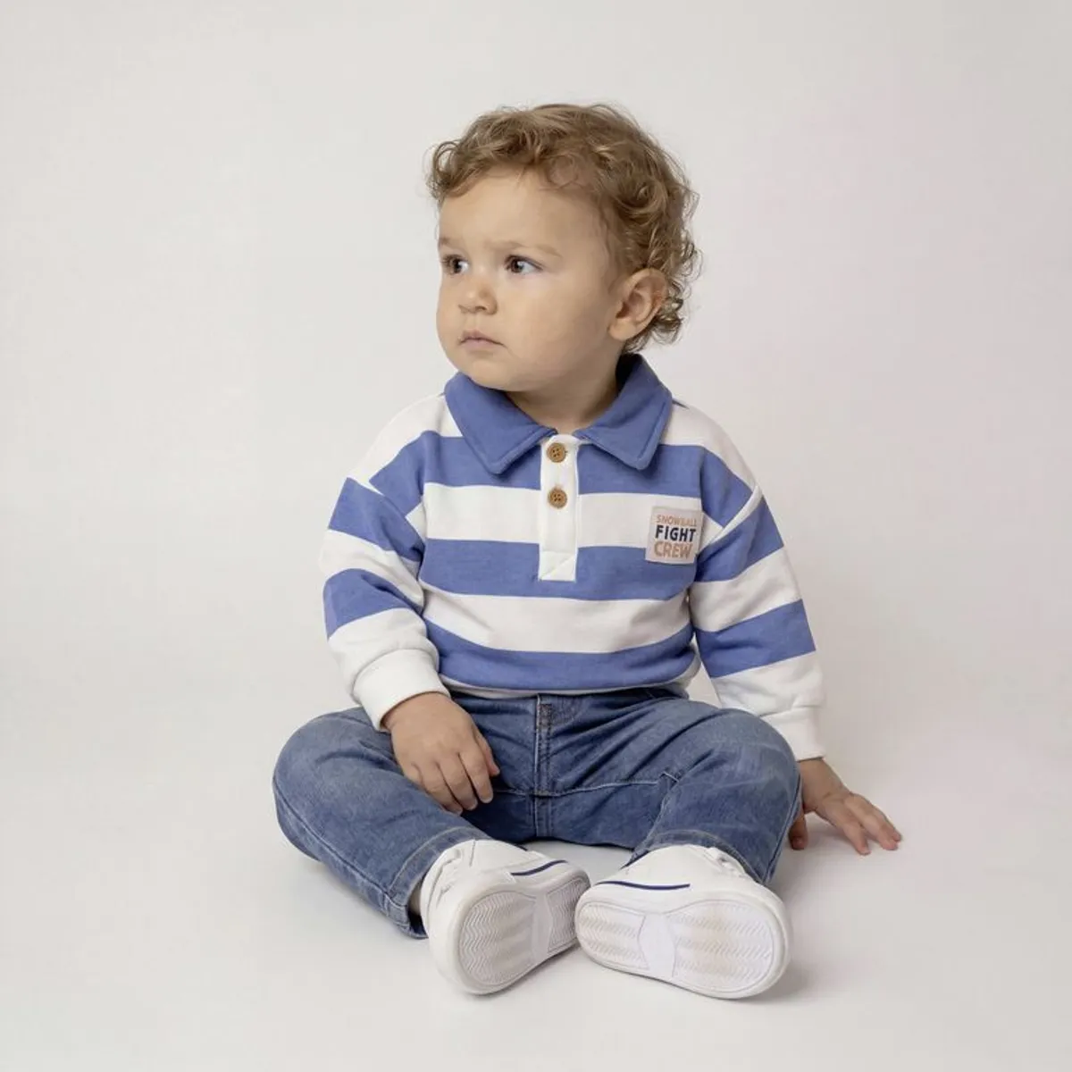 YAMP - Saco para Bebé niño con Rayas de Algodón Yamp