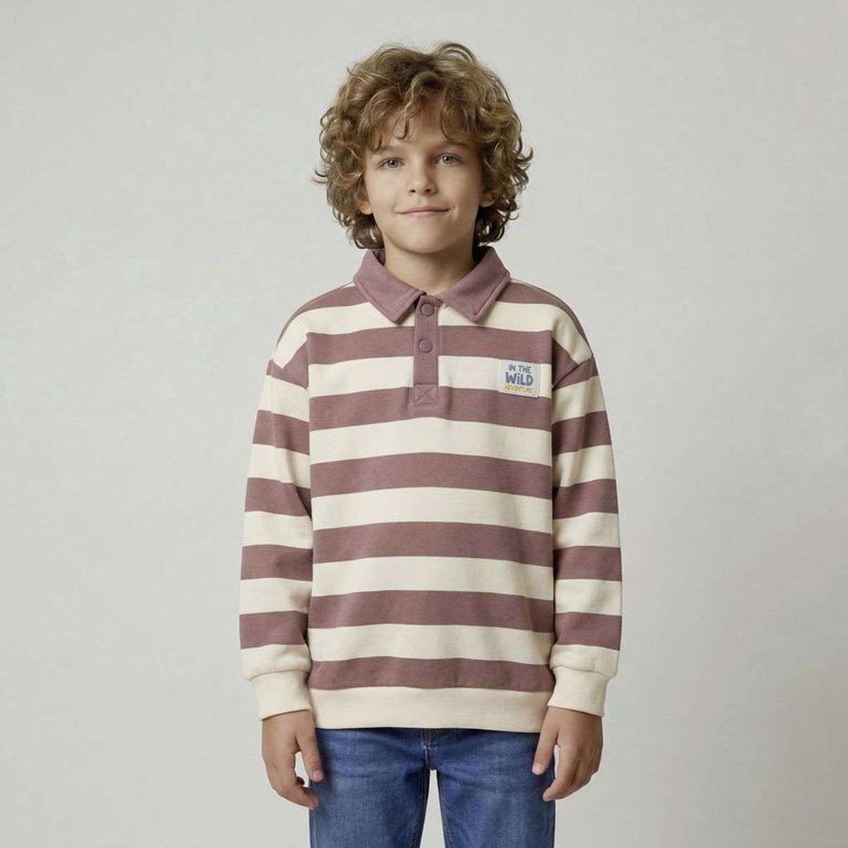 YAMP - Saco para Niño de Rayas de Algodón Yamp