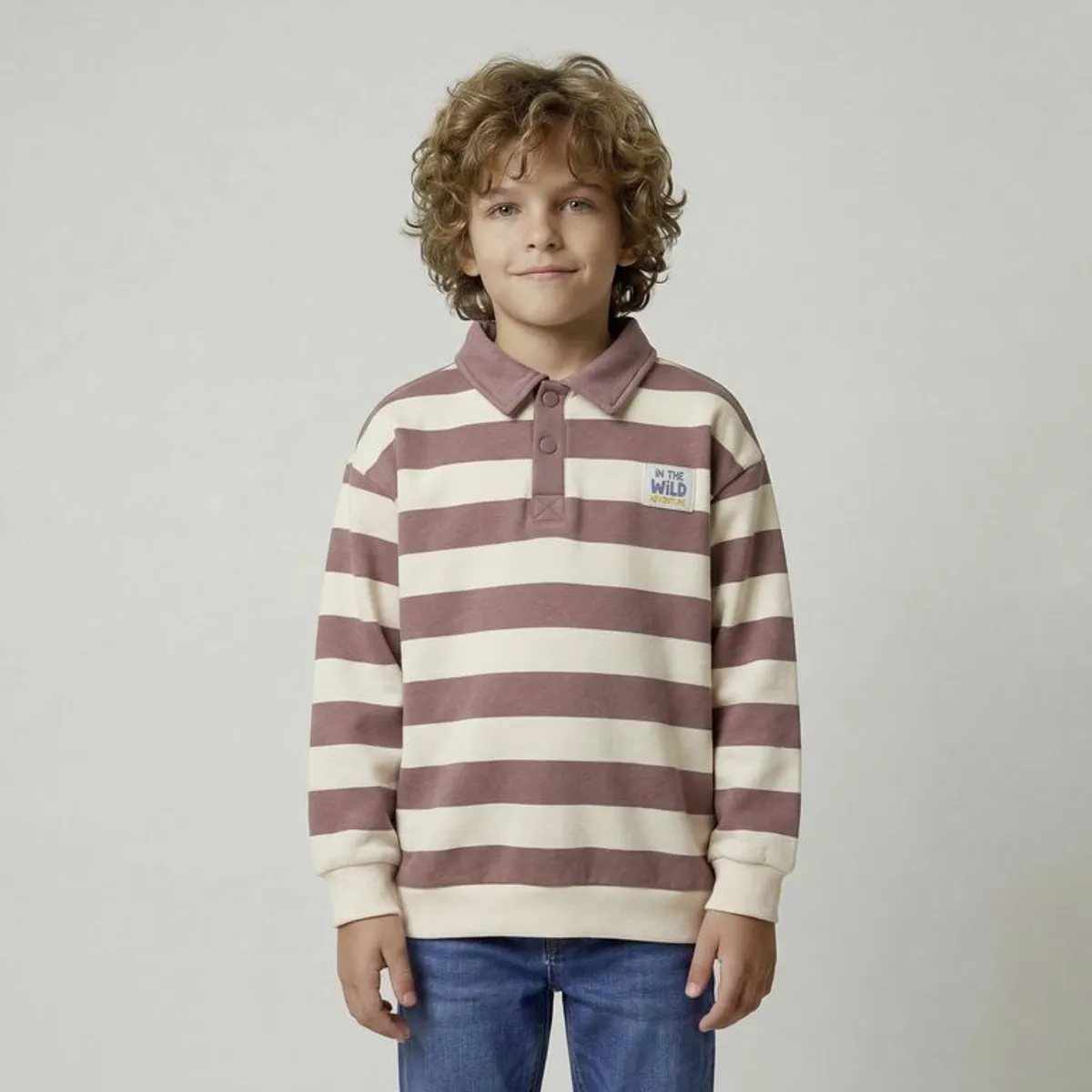 YAMP - Saco para Niño de Rayas de Algodón Yamp