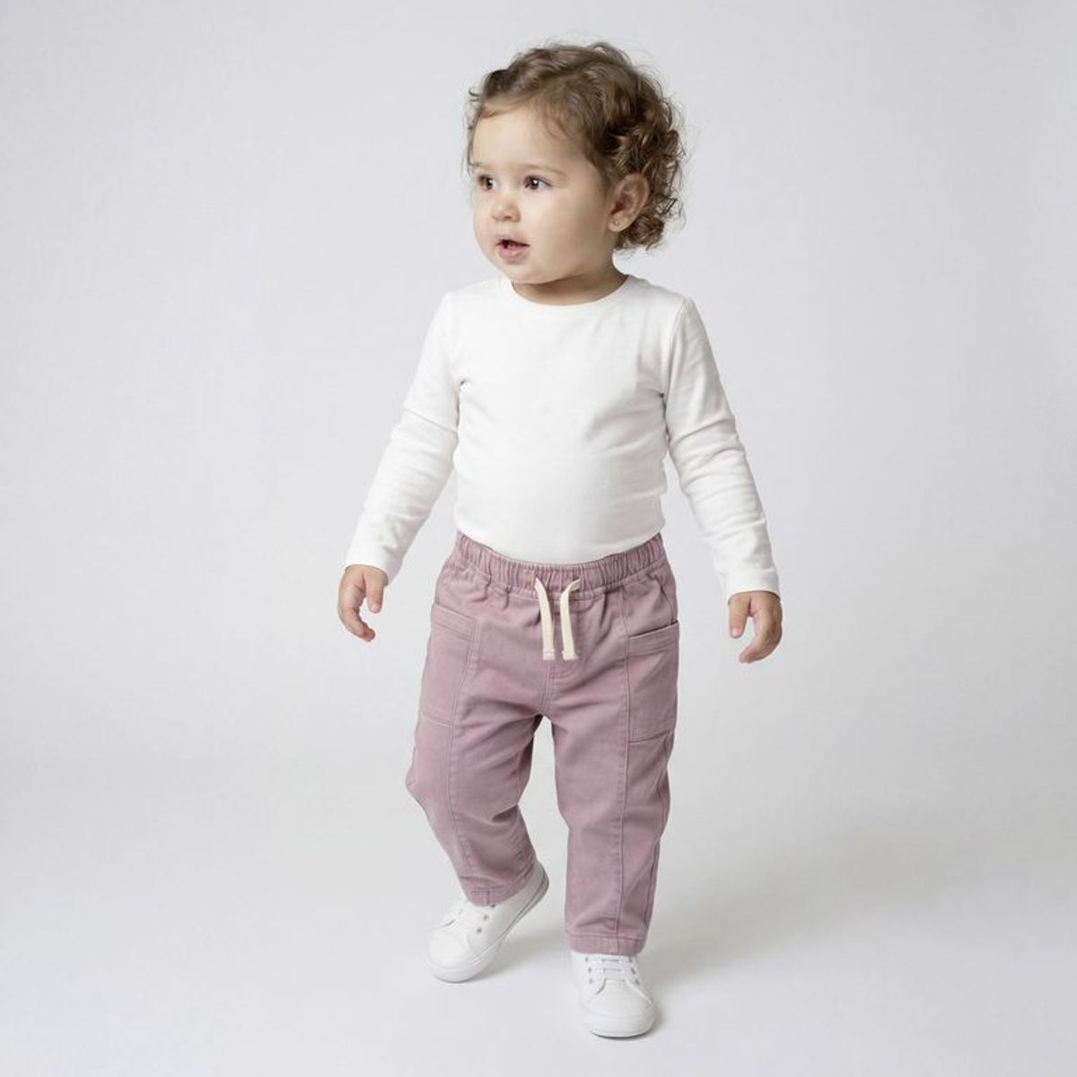 YAMP - Pantalón para Bebé niña de Algodón Yamp