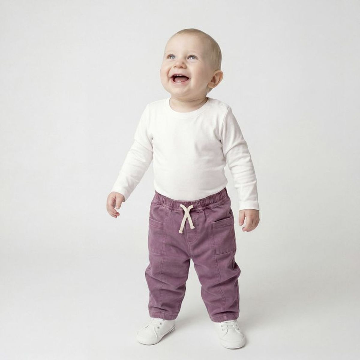YAMP - Pantalón para Bebé niña de Algodón Yamp