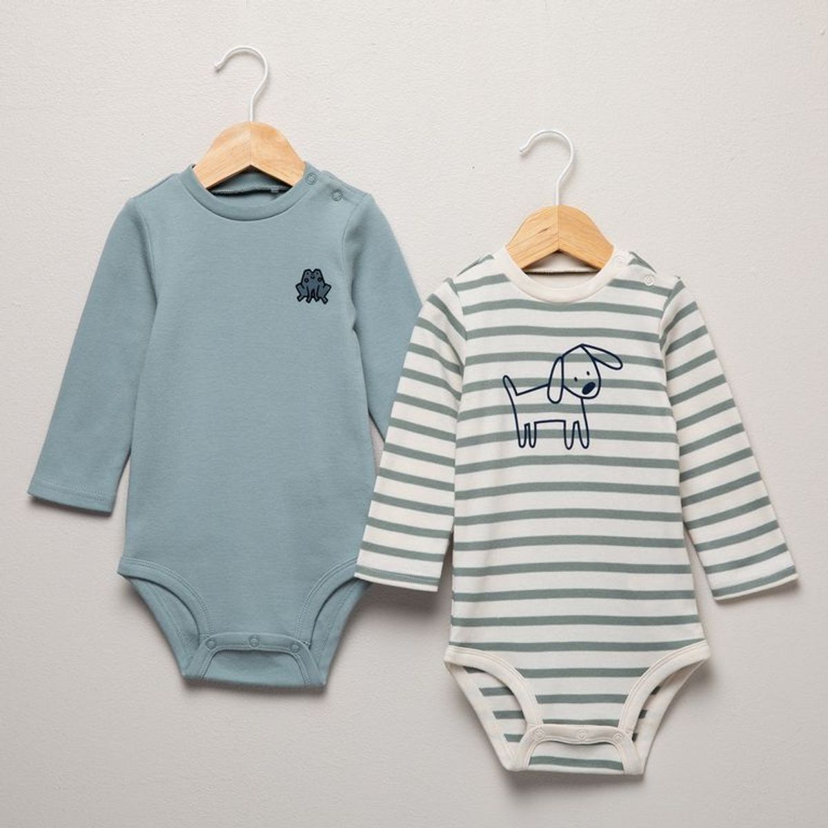 YAMP - Bodie para Bebé niño Pack de 2 unidades de Algodón Yamp