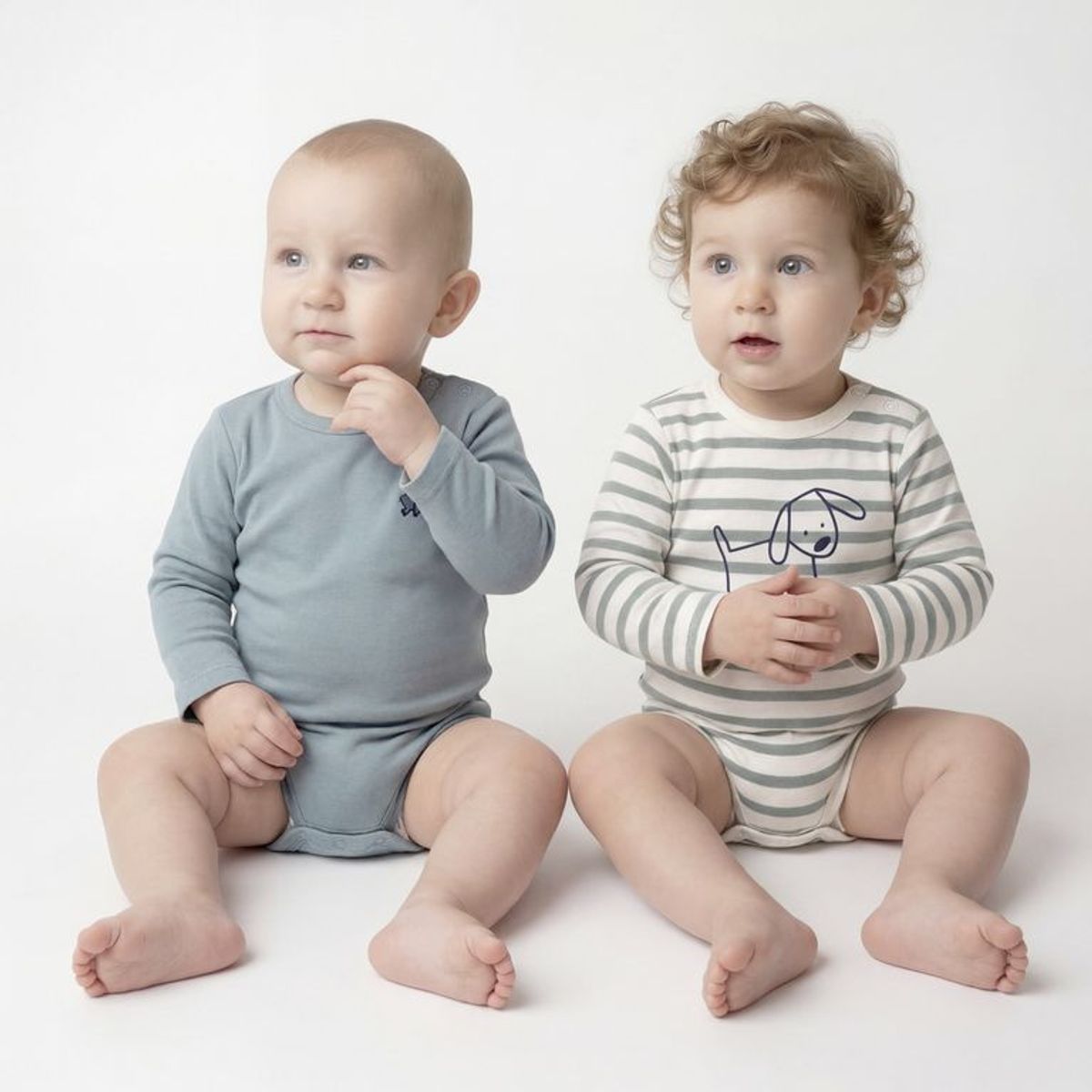 YAMP - Bodie para Bebé niño Pack de 2 unidades de Algodón Yamp