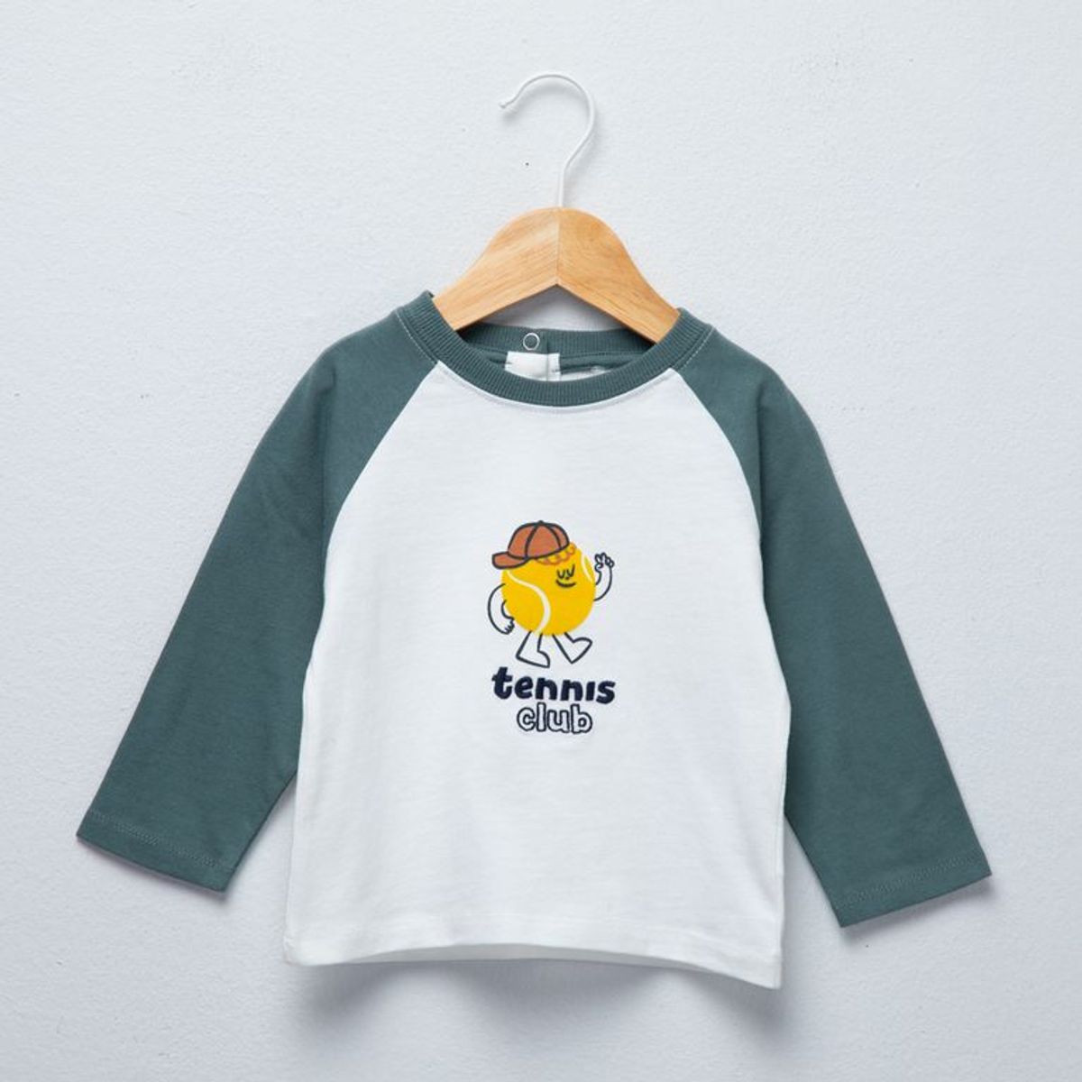YAMP - Camiseta manga larga para Bebé niño con Estampado de Algodón Yamp