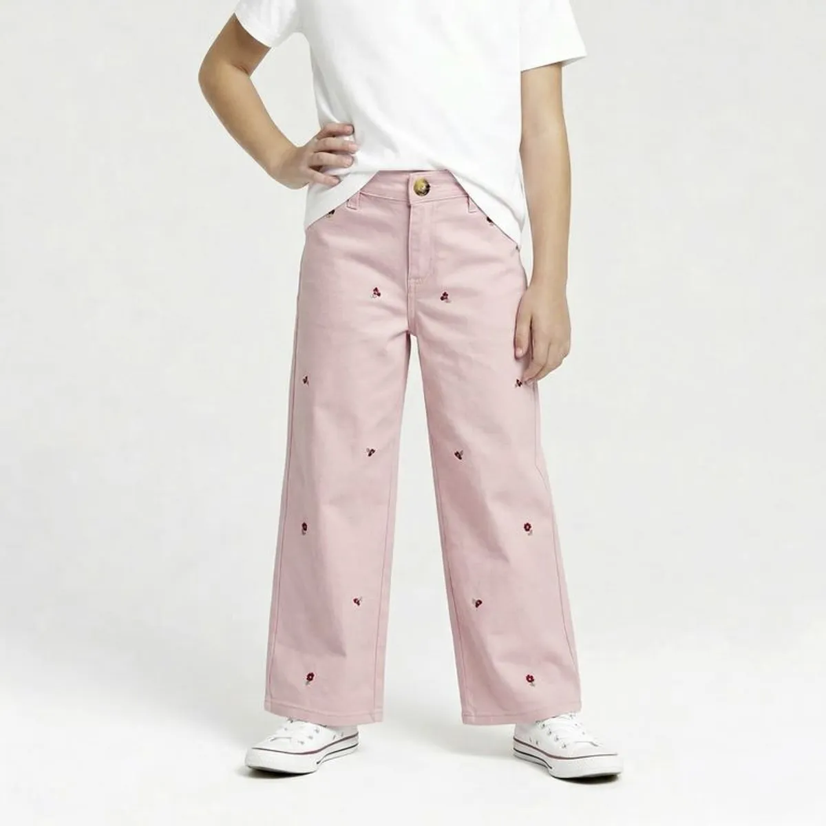 YAMP - Pantalón para Niña de Algodón Yamp