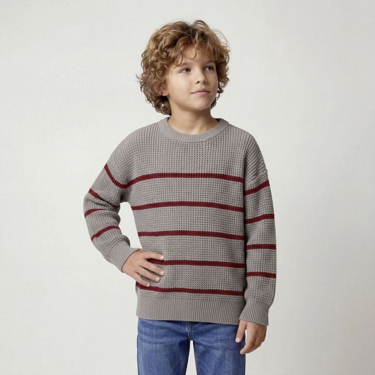 YAMP - Saco para Niño de Rayas de Algodón Yamp