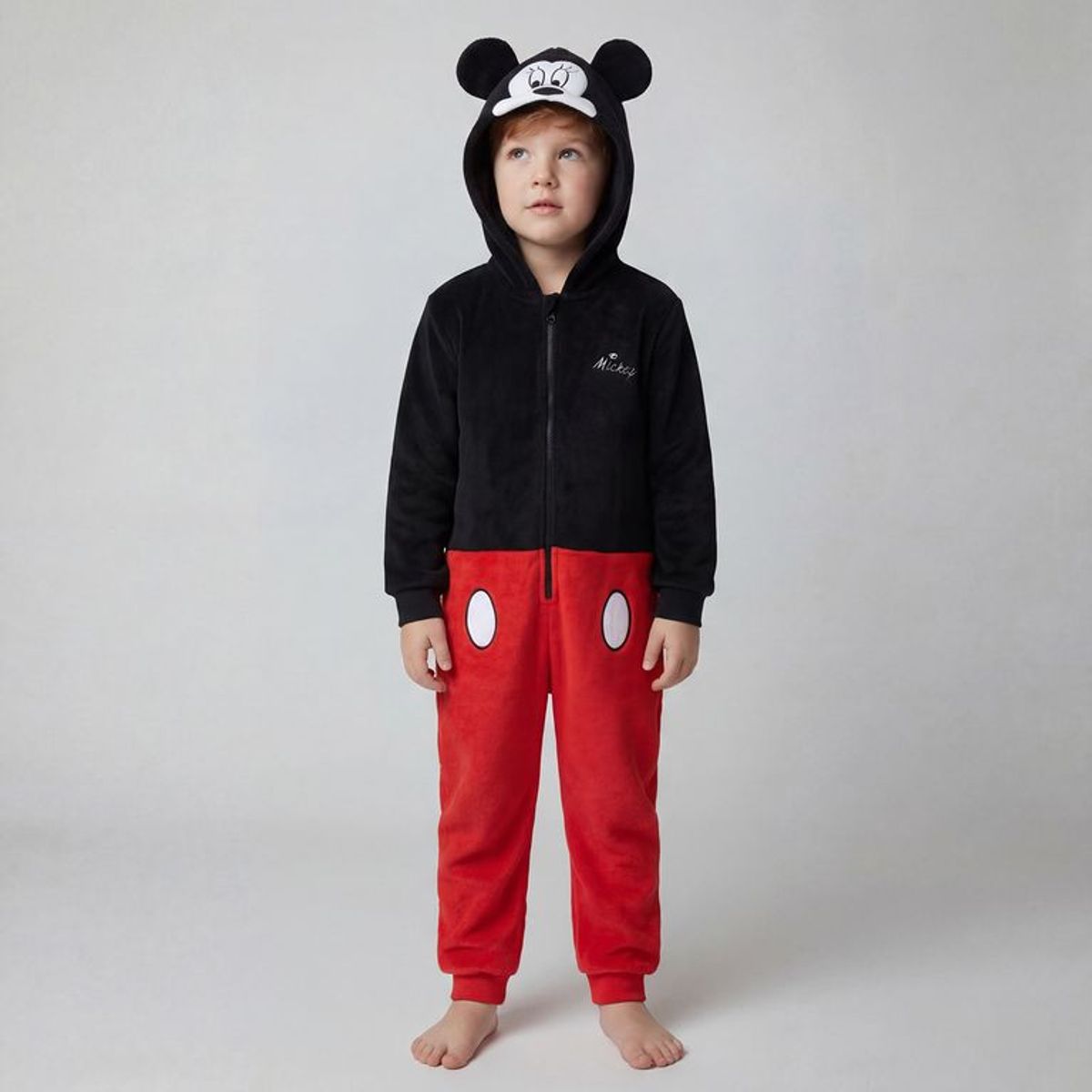STD CHARACTERS - Pijama Con capucha para Niño Mickey Manga larga STD Characters