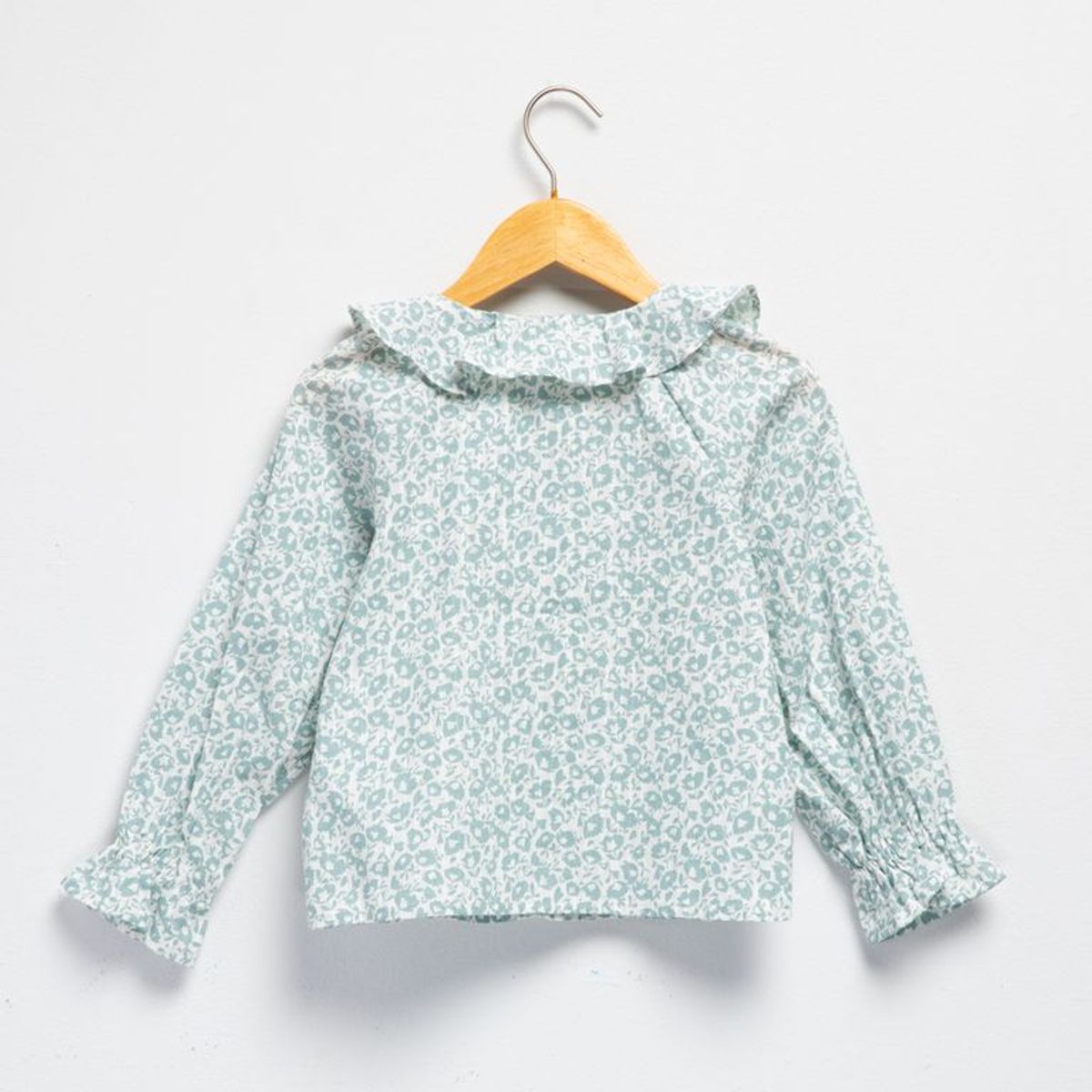 YAMP - Camiseta para Niña Con cuello Manga larga de Algodón Yamp