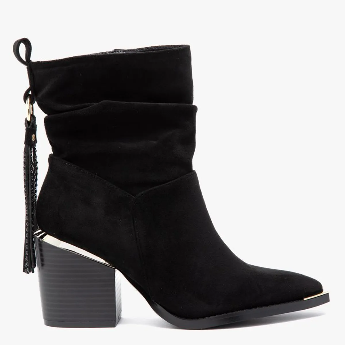 MOSSIMO - Botas para Mujer con tacón Cónico Alma Mossimo Negras