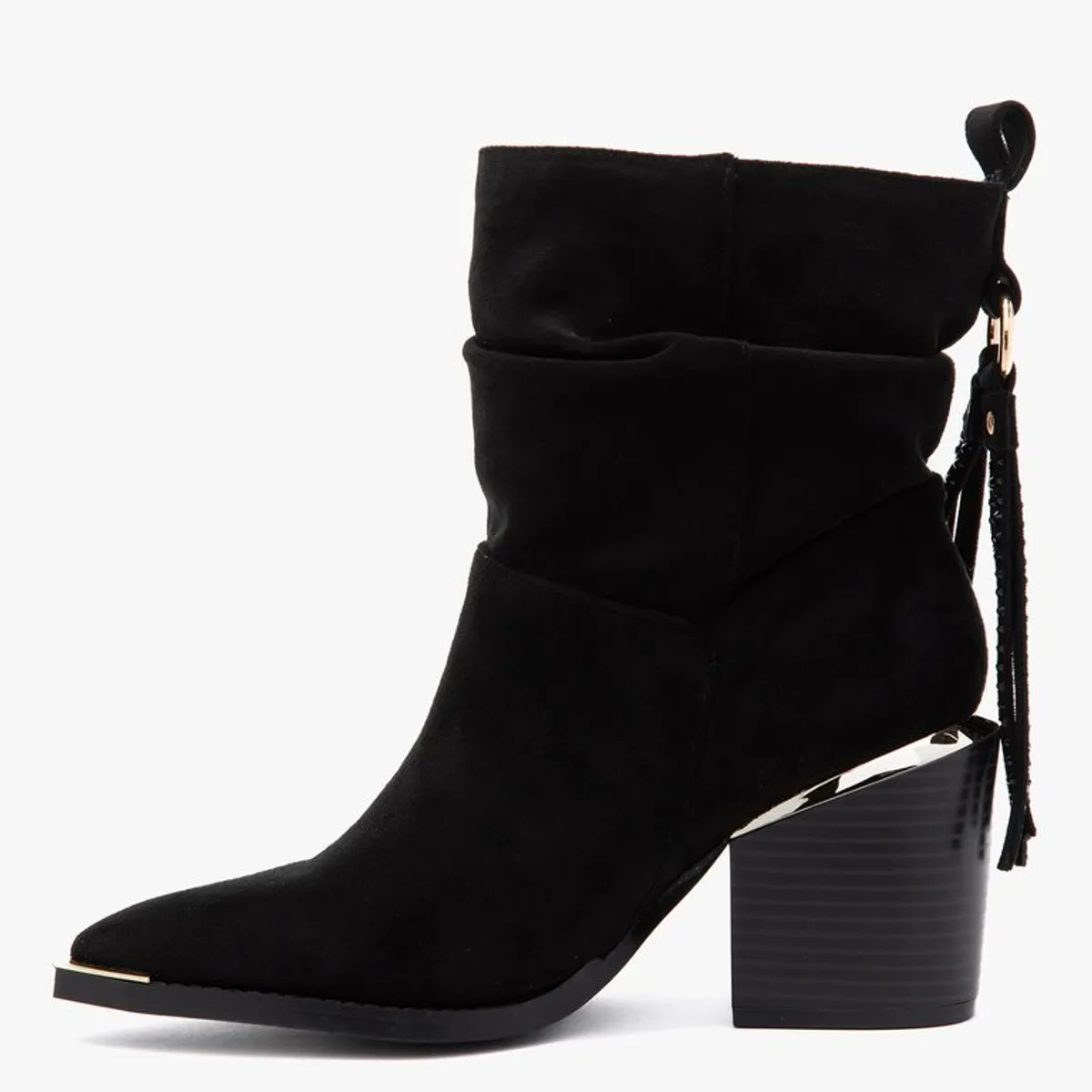 MOSSIMO - Botas para Mujer con tacón Cónico Alma Mossimo Negras
